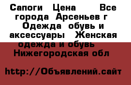 Сапоги › Цена ­ 4 - Все города, Арсеньев г. Одежда, обувь и аксессуары » Женская одежда и обувь   . Нижегородская обл.